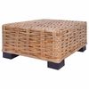 vidaXL Sofa Set 27 Pieces Natural Rattan