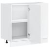 vidaXL Kitchen Base Cabinet Lyon White Engineered Wood