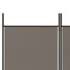 vidaXL 5-Panel Room Divider Anthracite 250x220 cm Fabric