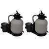 vidaXL Sand Filter Pumps 2 pcs 600 W 17000 l/h