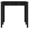 vidaXL Garden Table Black 159.5x82.5x76 cm Solid Wood Pine