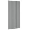 vidaXL Roof Panel 12 pcs Grey 100 x 45 cm Galvanised steel