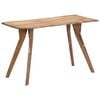 vidaXL Dining Table 120x58x76 cm Solid Acacia Wood