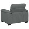 vidaXL Sofa Chair Dark Grey 60 cm Fabric