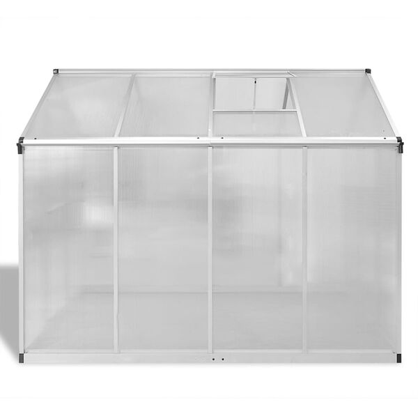 vidaXL Reinforced Aluminium Greenhouse with Base Frame 4.6 m&sup2;