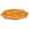 vidaXL Table Top 60x60x2 cm Octagonal Solid Wood Acacia