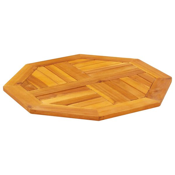 vidaXL Table Top 60x60x2 cm Octagonal Solid Wood Acacia
