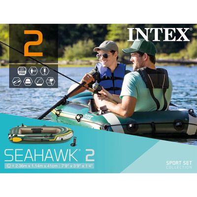 Intex Seahawk 2 Set Inflatable Boat with Oars and Pump 68347NP