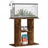 vidaXL Aquarium Stand Smoked Oak 60x30x60 cm Engineered Wood