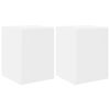 vidaXL TV Wall Cabinet 2 pcs White Engineered Wood