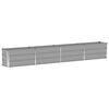 vidaXL Planter Light Grey 320 x 40 x 45 cm Steel