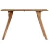 vidaXL Dining Table 120x58x76 cm Solid Acacia Wood