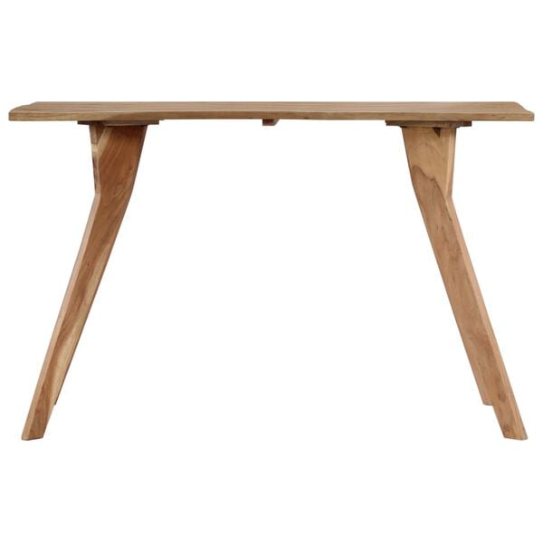 vidaXL Dining Table 120x58x76 cm Solid Acacia Wood