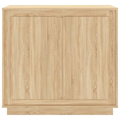 vidaXL Sideboard Sonoma Oak 80x34x75 cm Engineered Wood