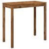 vidaXL Garden Bar Table Natural 108.5 x 55 x 105 cm Solid Acacia Wood