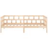 vidaXL Day Bed without Mattress Solid Wood Pine 90x190 cm Single
