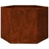 vidaXL Planter Rusty 60x60x45 cm Corten Steel