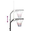 vidaXL Basketball Stand White 282-352 cm Polyethene