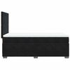 vidaXL Box Spring Bed with Mattress Black King Single Velvet
