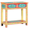 vidaXL Console Table | Multicolour | Solid Mango Wood | Small