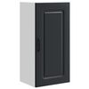 vidaXL Dishwasher Panel Kalmar Black 40 x 31 x 80 cm Engineered Wood