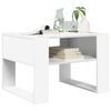 vidaXL Coffee Table with Storage White 66 x 53 x 45 cm Engineered Wood