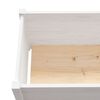 vidaXL Garden Planter White 150x50x70 cm Solid Pinewood