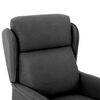 vidaXL Recliner Chair Dark grey 67.5 x 93.5 x 101.5 cm Fabric