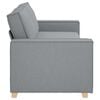 vidaXL 3-Seater Sofa Dark Grey 220x78x80 cm Fabric
