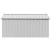 vidaXL Dog House with Roof 114x202x101 cm Galvanised Steel