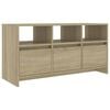 vidaXL TV Cabinet Sonoma Oak 102x37.5x52.5 cm Engineered Wood