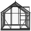 vidaXL Greenhouse Replacement Frame Anthracite 155x200.5x191 cm Aluminium