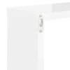vidaXL Wall Cube Shelves 2 pcs High Gloss White 30x15x30 cm