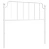 vidaXL Metal Headboard White 107 cm
