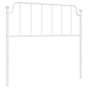 vidaXL Metal Headboard White 107 cm