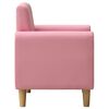 vidaXL Children Sofa Pink Faux Leather