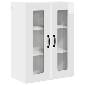 vidaXL Kitchen Cabinet Kalmar High Gloss White 60 x 31 x 80 cm