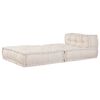vidaXL Modular Sofa Unit Cream 70x70x54 Fabric