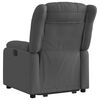 vidaXL Stand up Recliner Chair Dark Grey Fabric