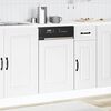 vidaXL Dishwasher Panel&nbsp;Kalmar&nbsp;White&nbsp;45x1.5x57 cm Engineered Wood