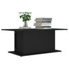 vidaXL Coffee Table Black 102x55.5x40 cm Engineered Wood