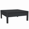 vidaXL 3 Piece Garden Lounge Set with Cushions Black Solid Pinewood