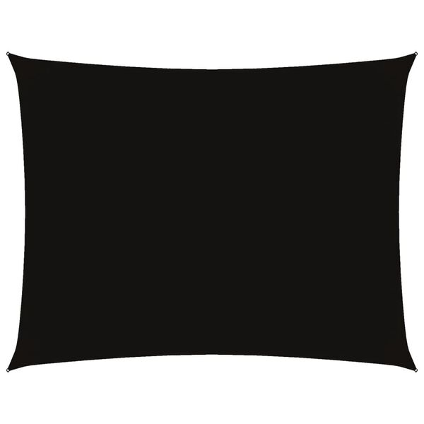 vidaXL Sunshade Sail Oxford Fabric Rectangular 4x5 m Black