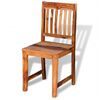 vidaXL Dining Chairs 6 pcs Solid Wood