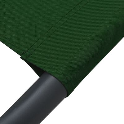 vidaXL Outdoor Lounge Bed Fabric Green