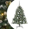 vidaXL Artificial Christmas Tree with 150 LEDs with Stand Green 120 cm