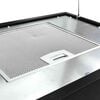 vidaXL Hanging Island Range Hood Touch Sensor LCD 55cm Steel