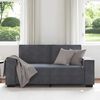 vidaXL 2-Seater Sofa Dark Grey 180x78x84 cm Velvet