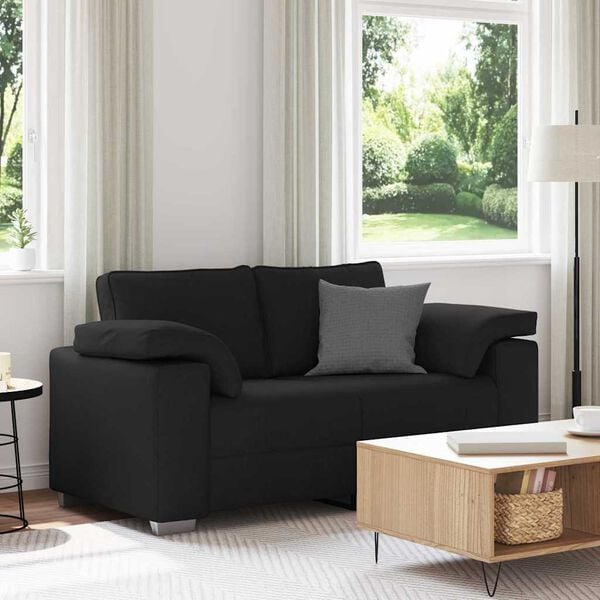 vidaXL Sofa Black Overall dimensions: 160 x 80 x 82 cm (W x D x H)