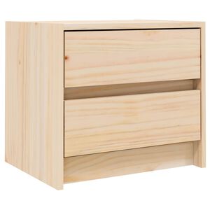 vidaXL Bedside Cabinet 40x31x35,5 cm Solid Wood Pine